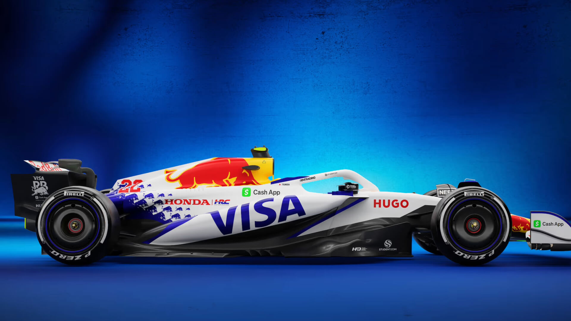 RB F1 VCARB 02 right side view 2025 new livery