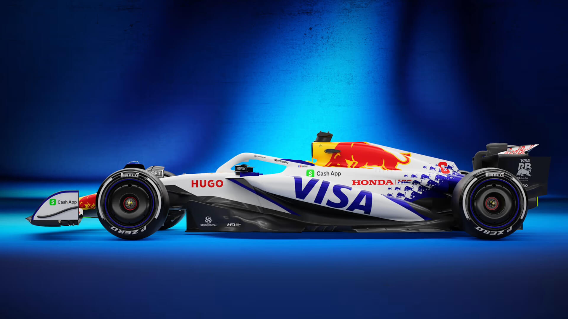 RB F1 VCARB 02 3:4 left side view 2025 new livery