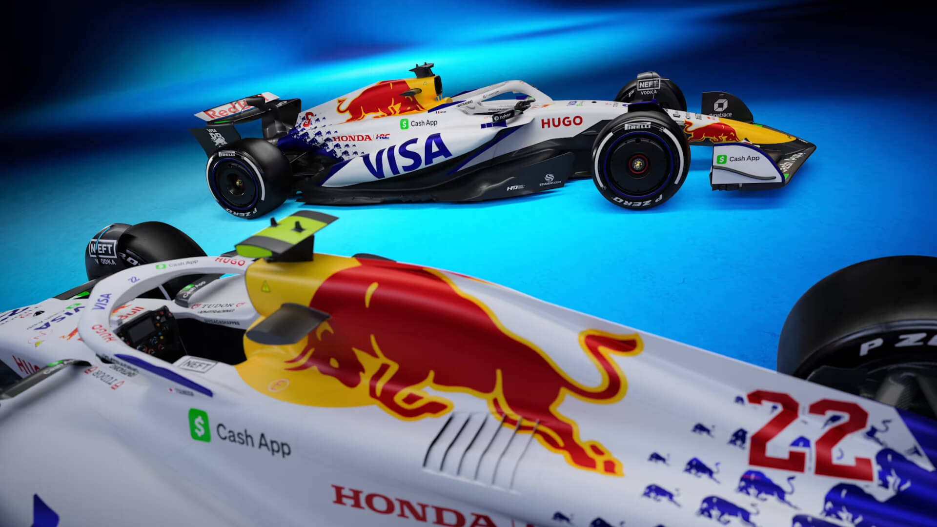 RB F1 VCARB 02 engine cover focus 2025 new livery