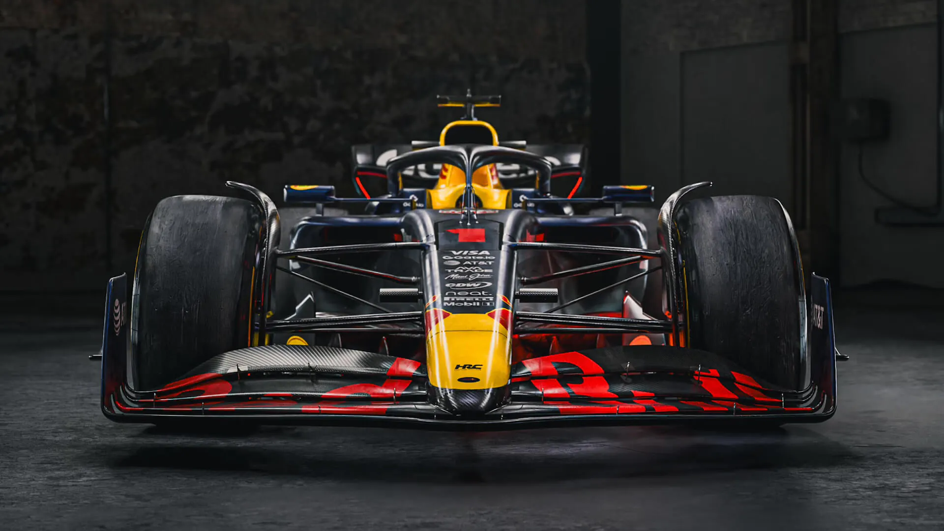RedBull Racing F1 RB21 front wing view 2025 new livery
