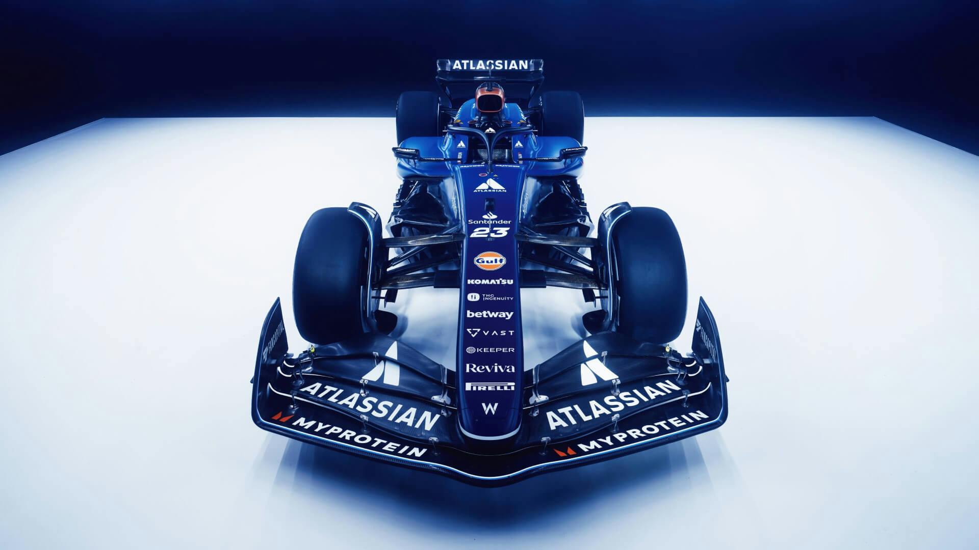 Williams F1 FW47 front view 2025 new livery