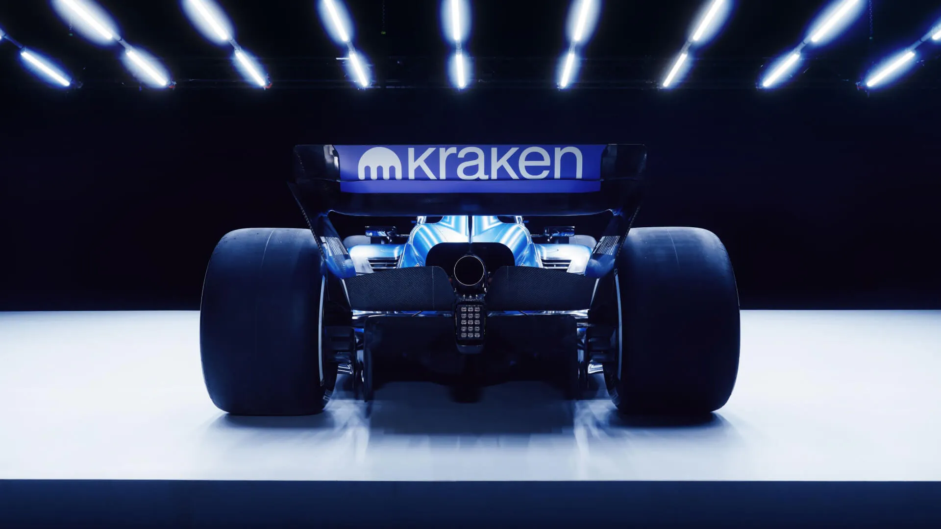 Williams F1 FW47 rear view 2025 new livery