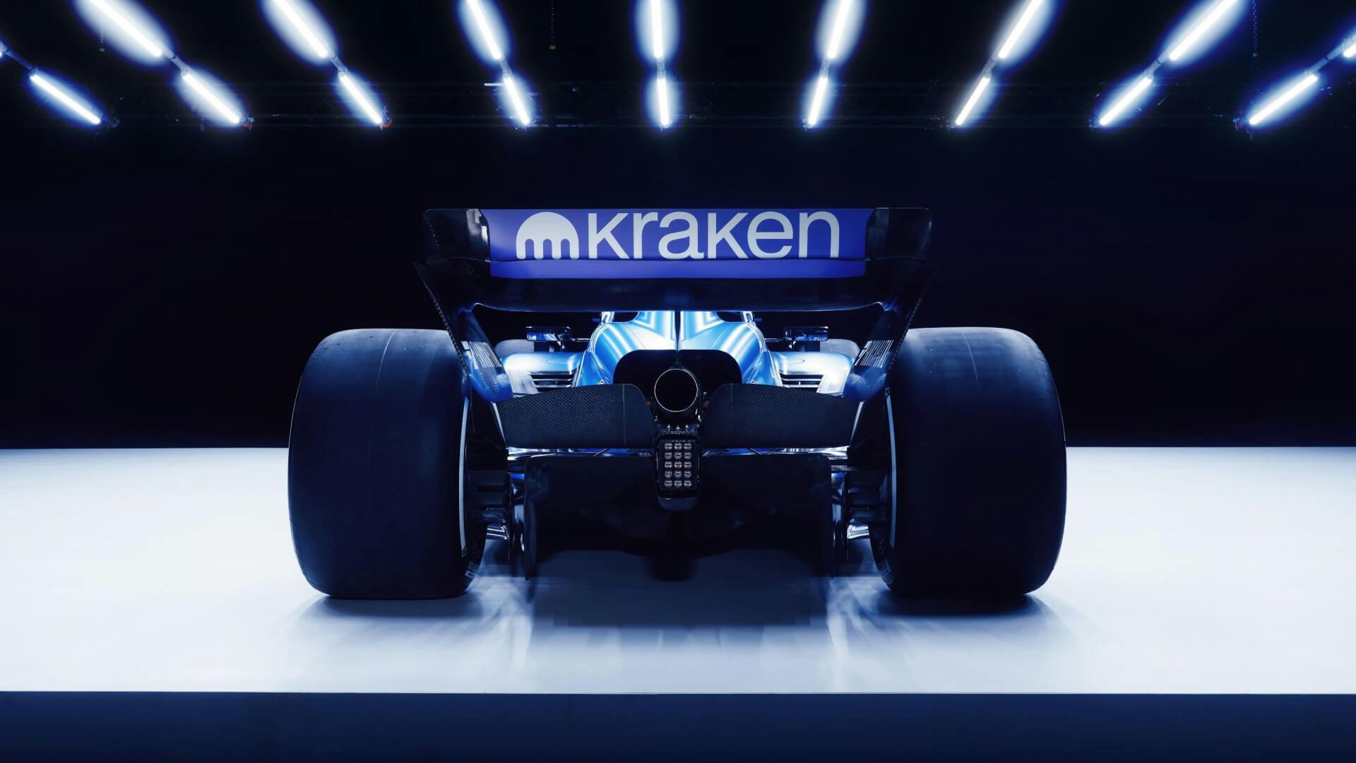 Williams F1 FW47 rear view 2025 new livery