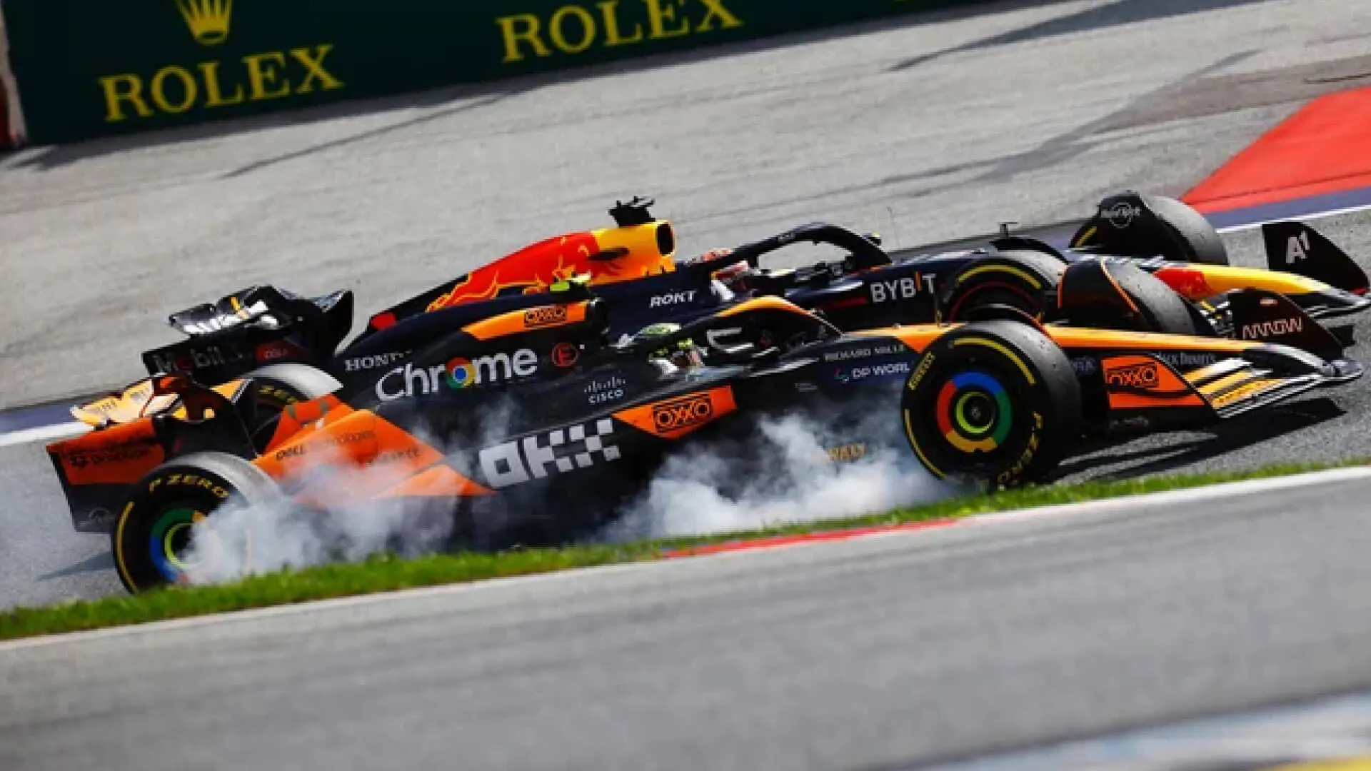 Norris-Verstappen battle in Austria