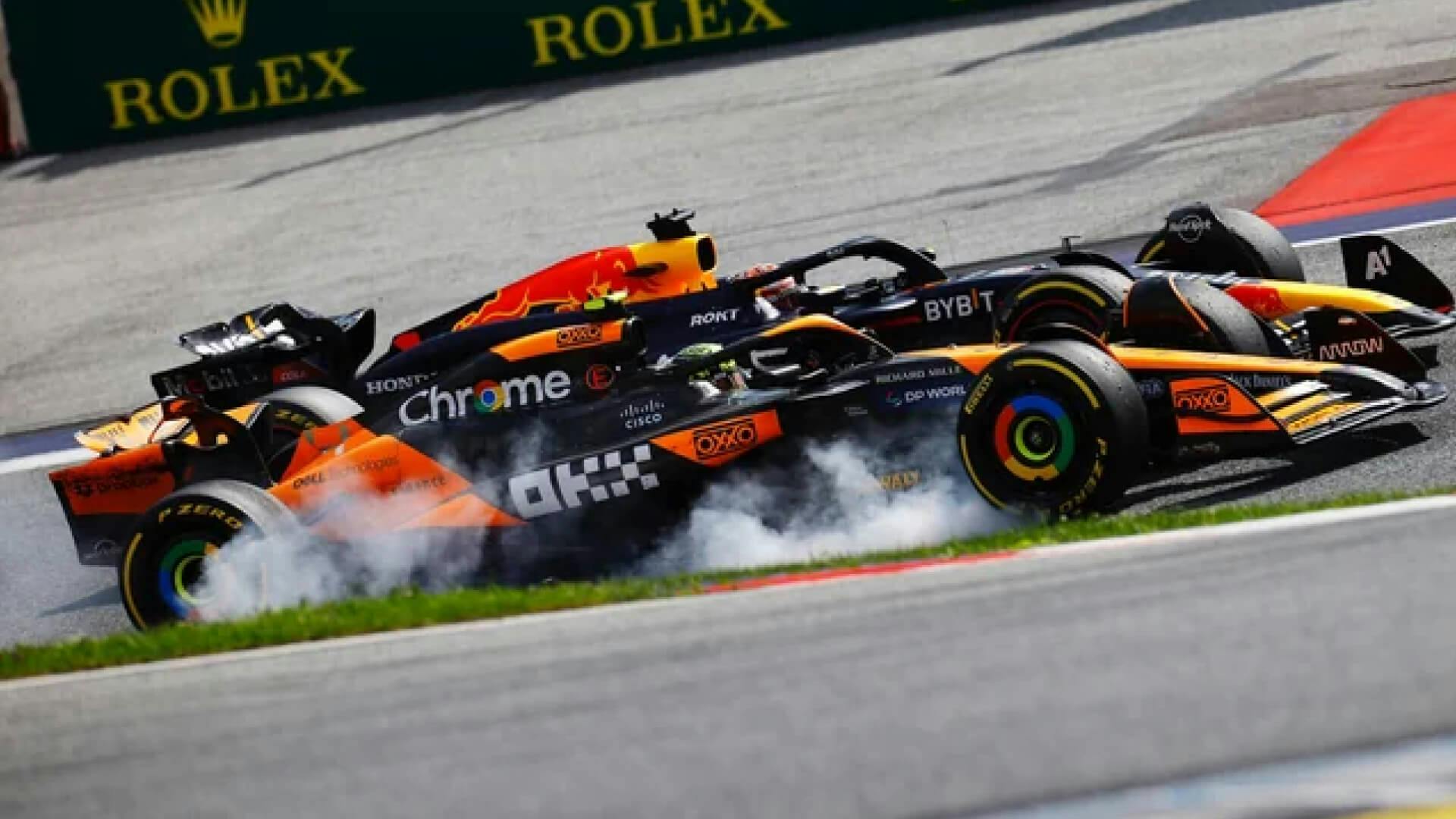 Norris-Verstappen battle in Austria