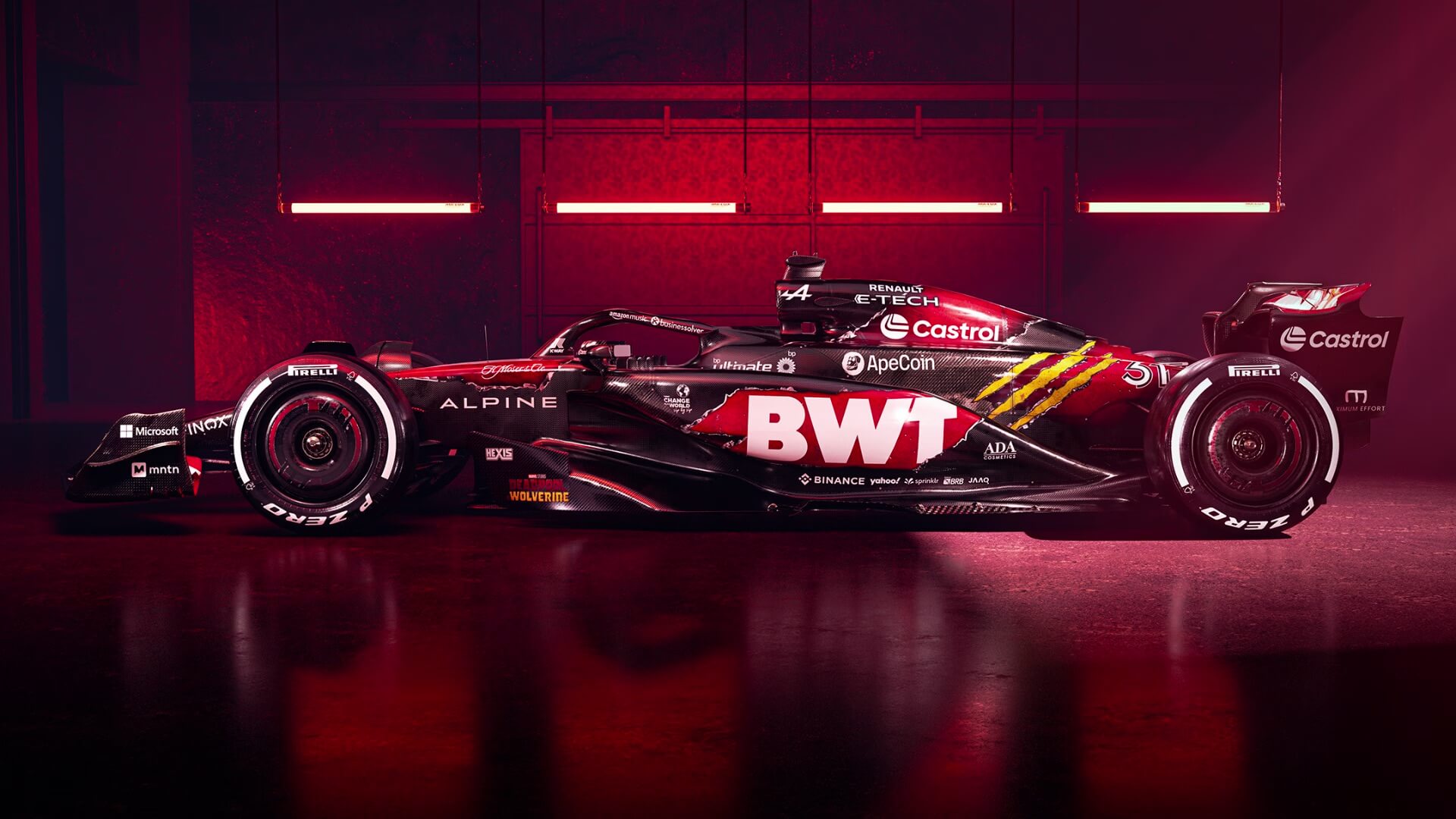 Alpine Deadpool & Wolverine Livery