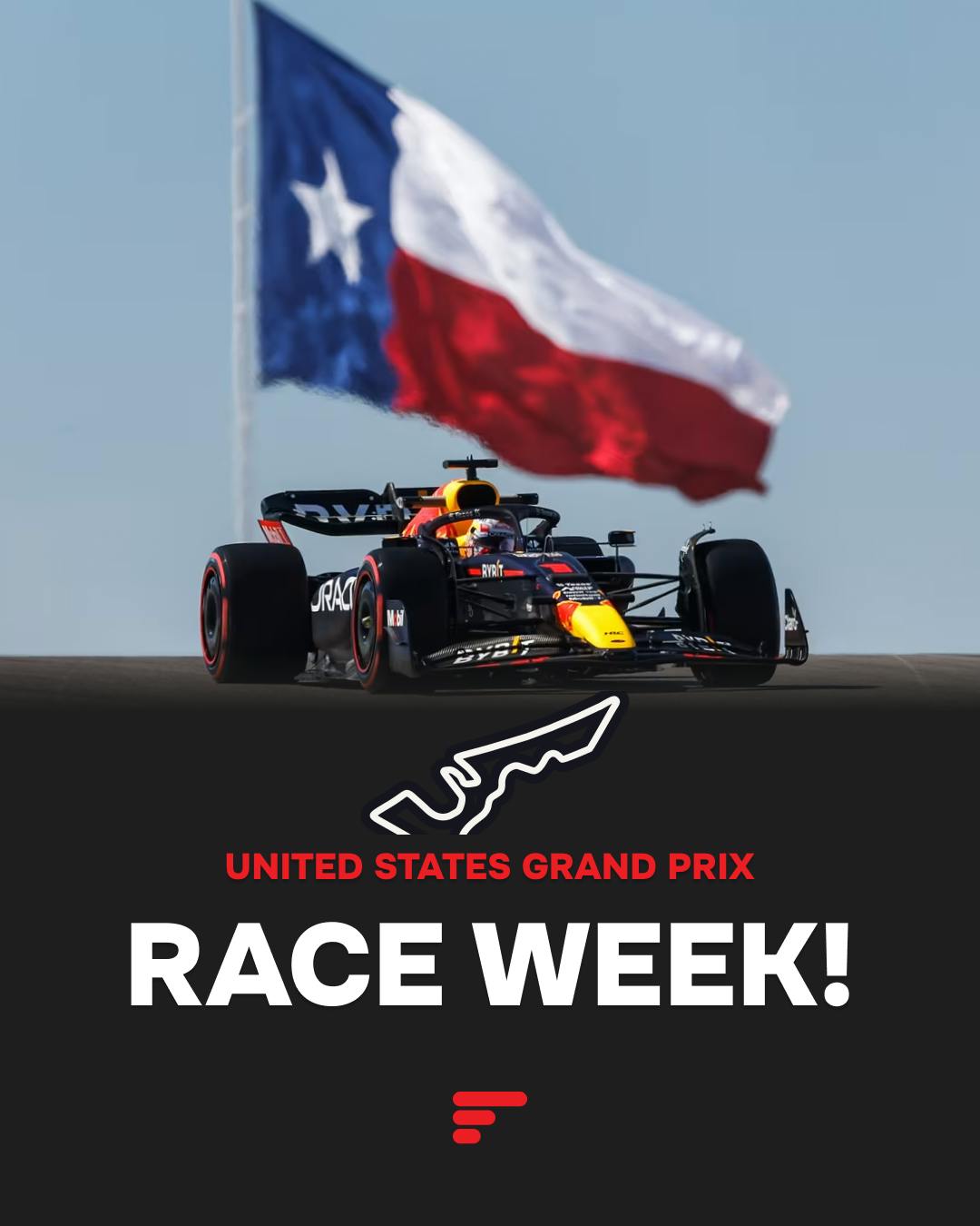 RB19 at the 2023 United States F1 Grand Prix