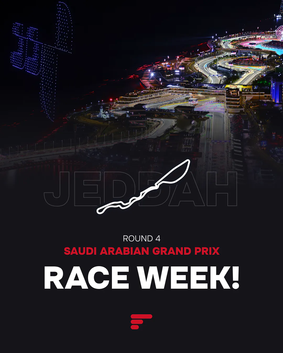 Race week at Jeddah Corniche in Saudi Arabia