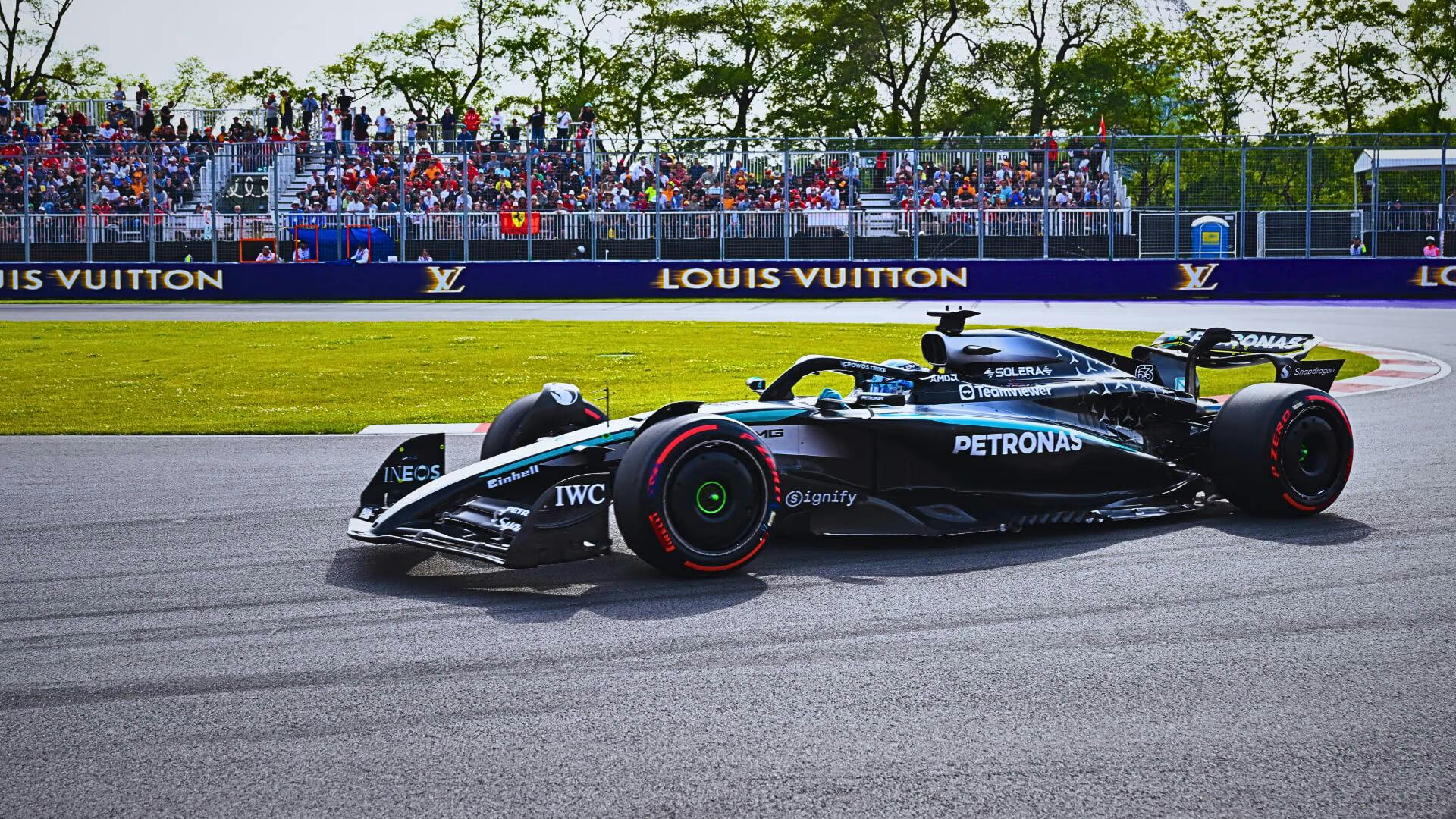 Mercedes brings an updated floor for Canadian GP.