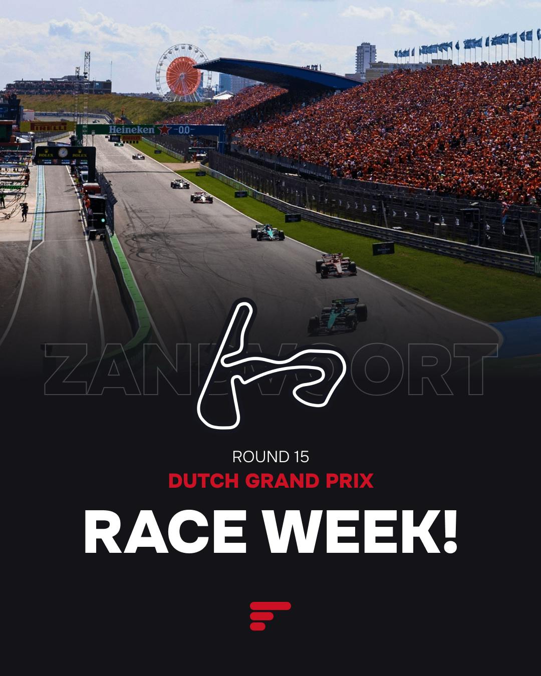 Round 15: 2025 Dutch Grand Prix at Zandvoort.
