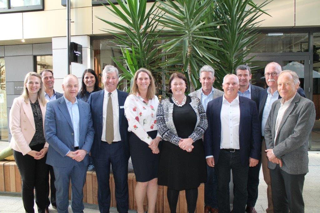 Forté Health and Māia Health Foundation management and board members meet to celebrate the renewed partnership.