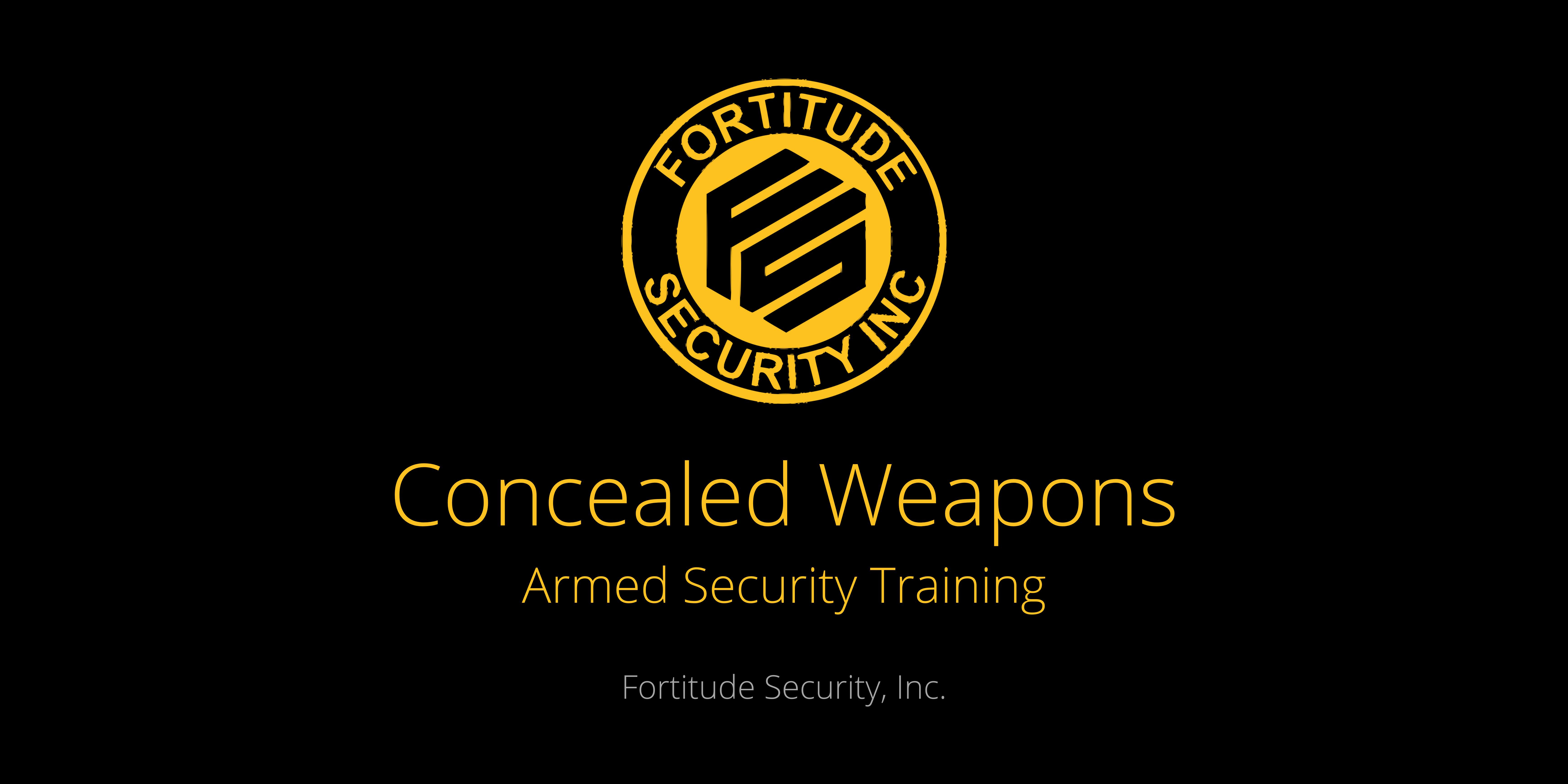 Concealed Weapons Training Florida