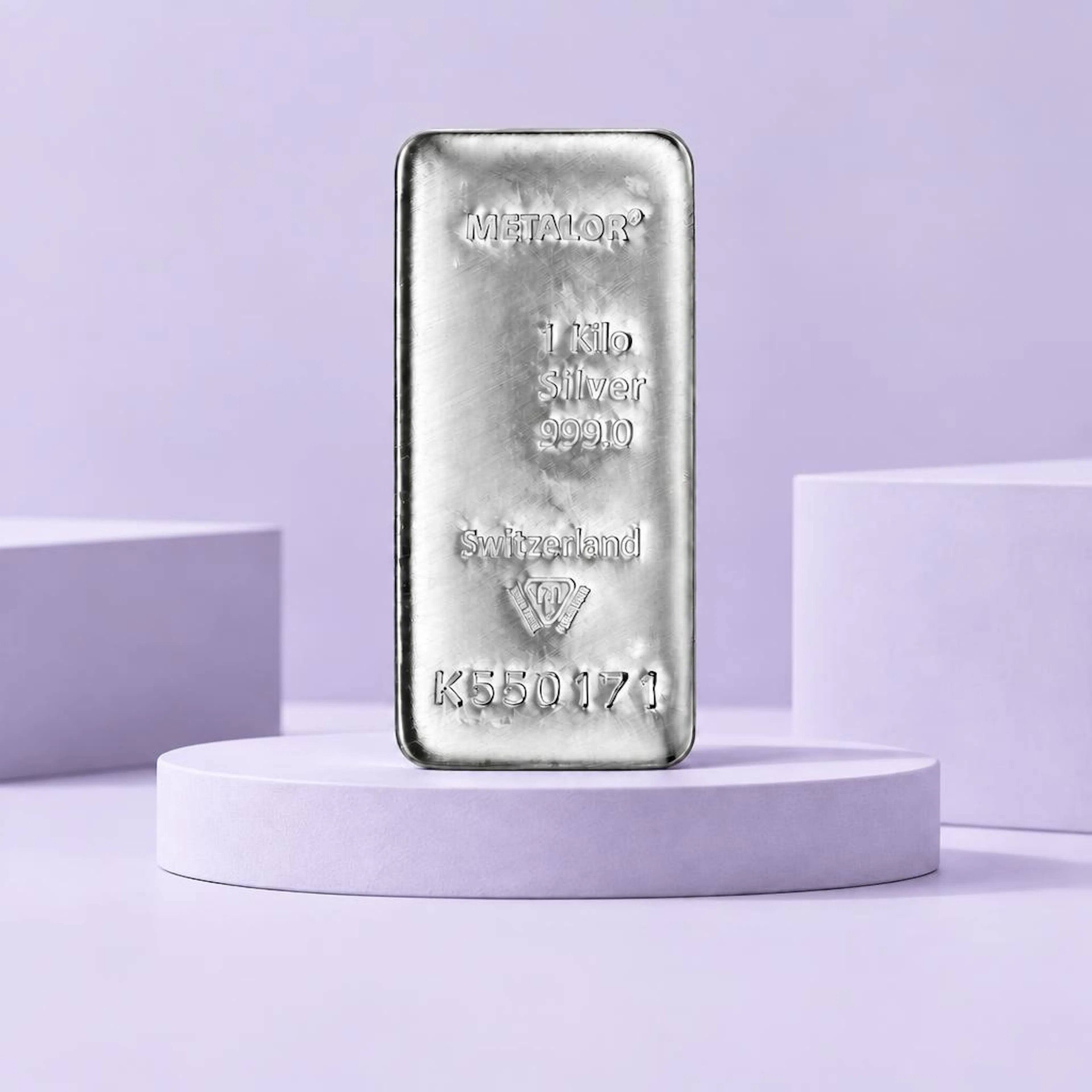 1kg Metalor Silver Bar