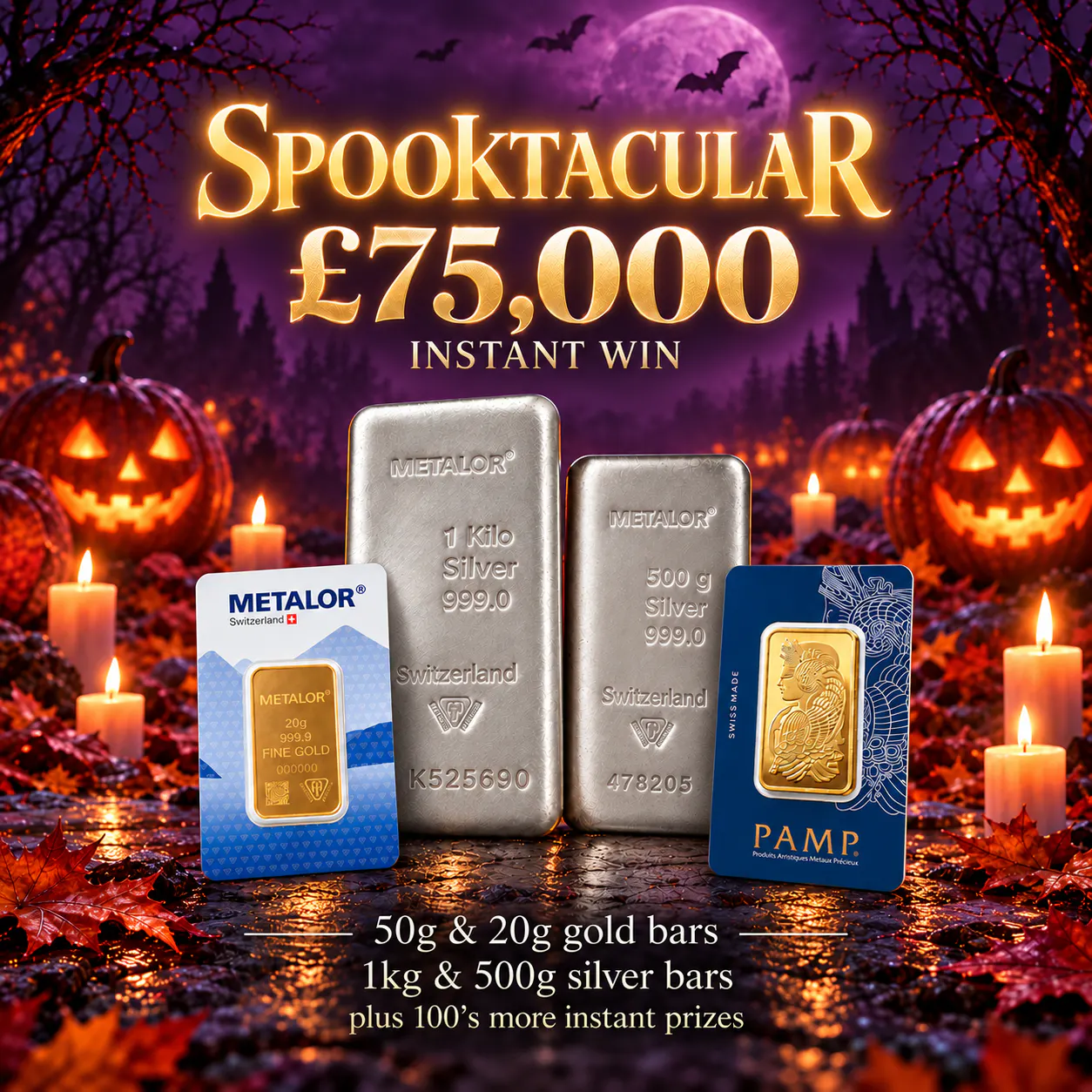 October £75,000 Spooktacular Instant Win
