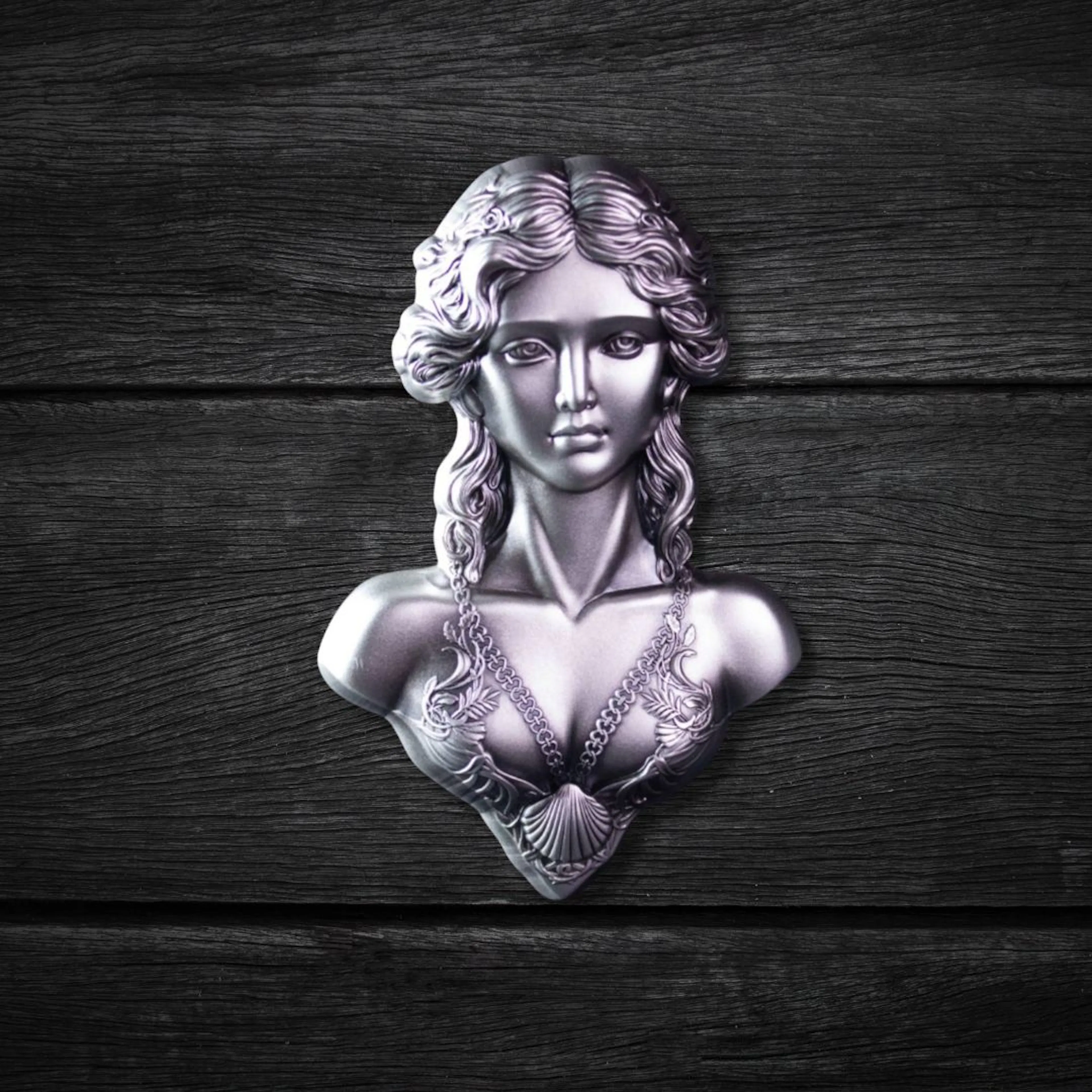 Komsco Goddess Venus 2oz silver stacker