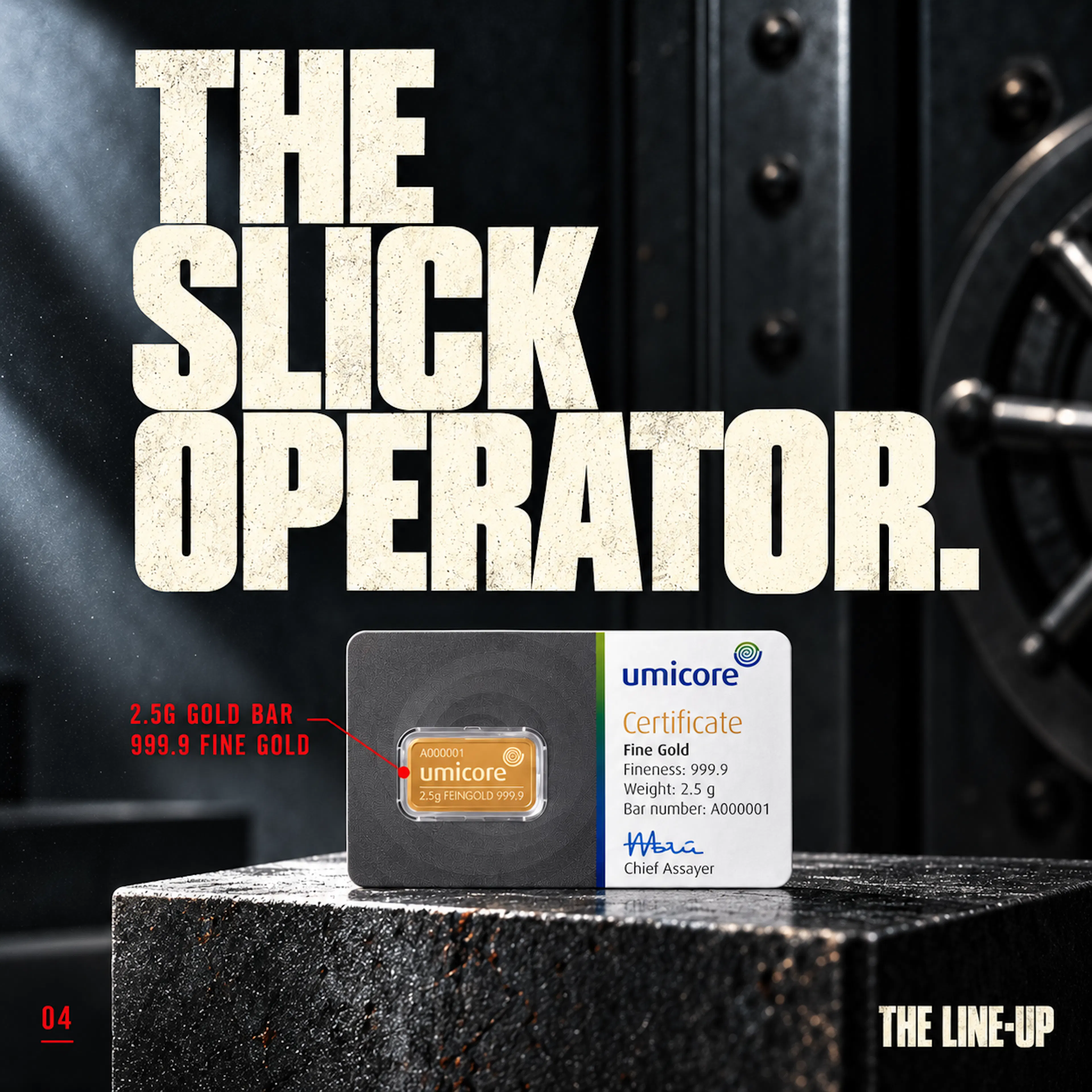 The Slick Operator 2.5g Gold