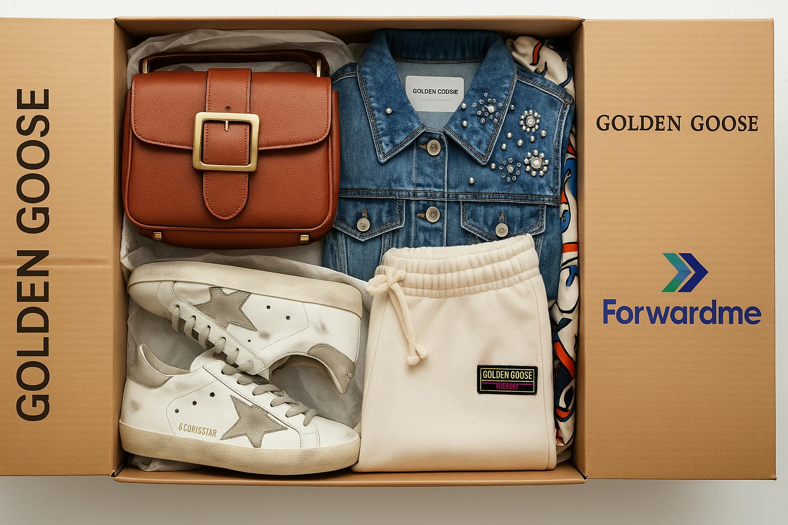 Fashion items are shipped with Forwardme
