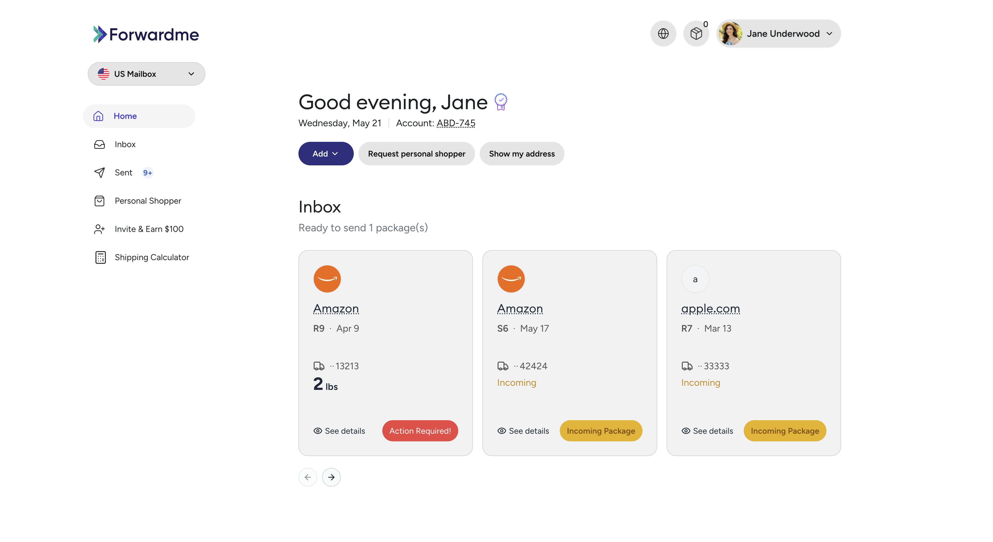 Forwardme vs ReShip feature comparison