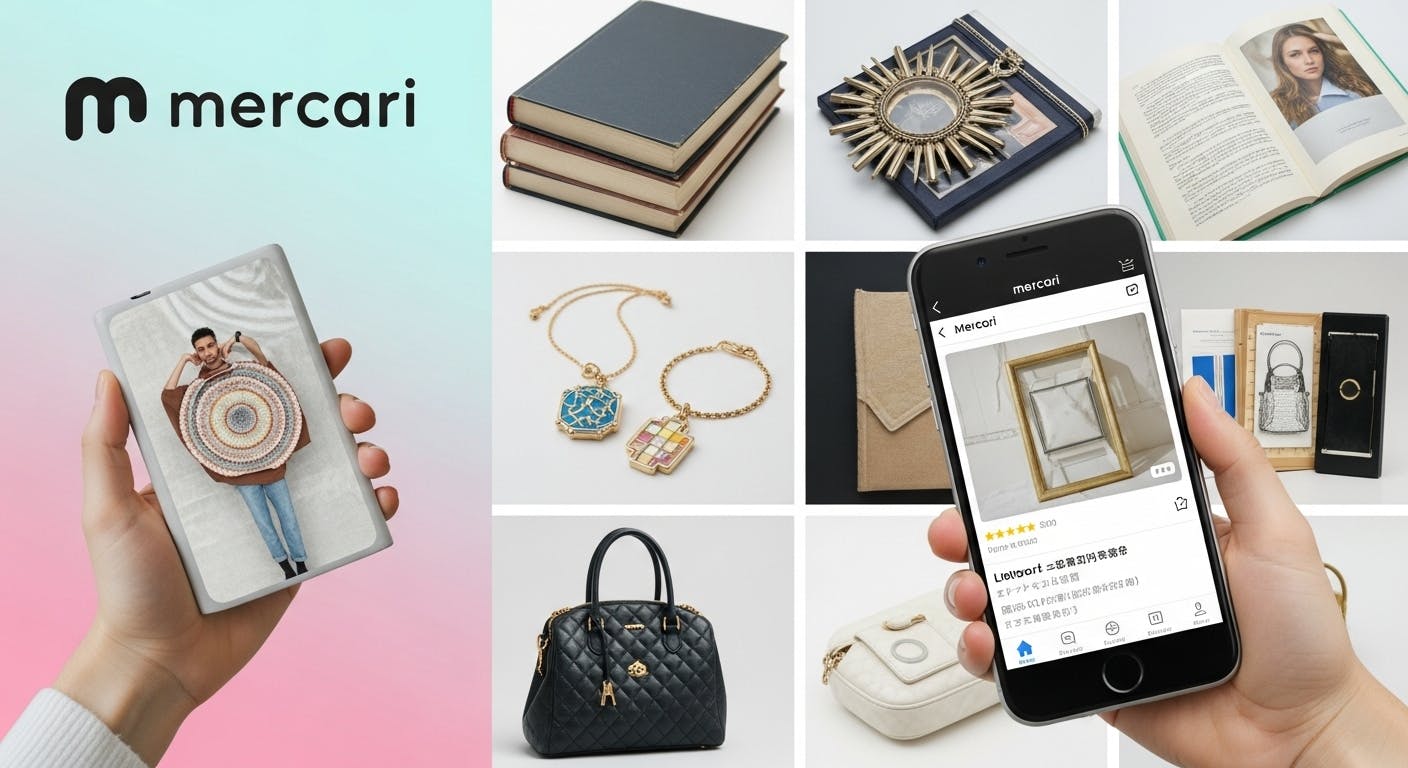 Different kinds of items are being sold on Mercari.