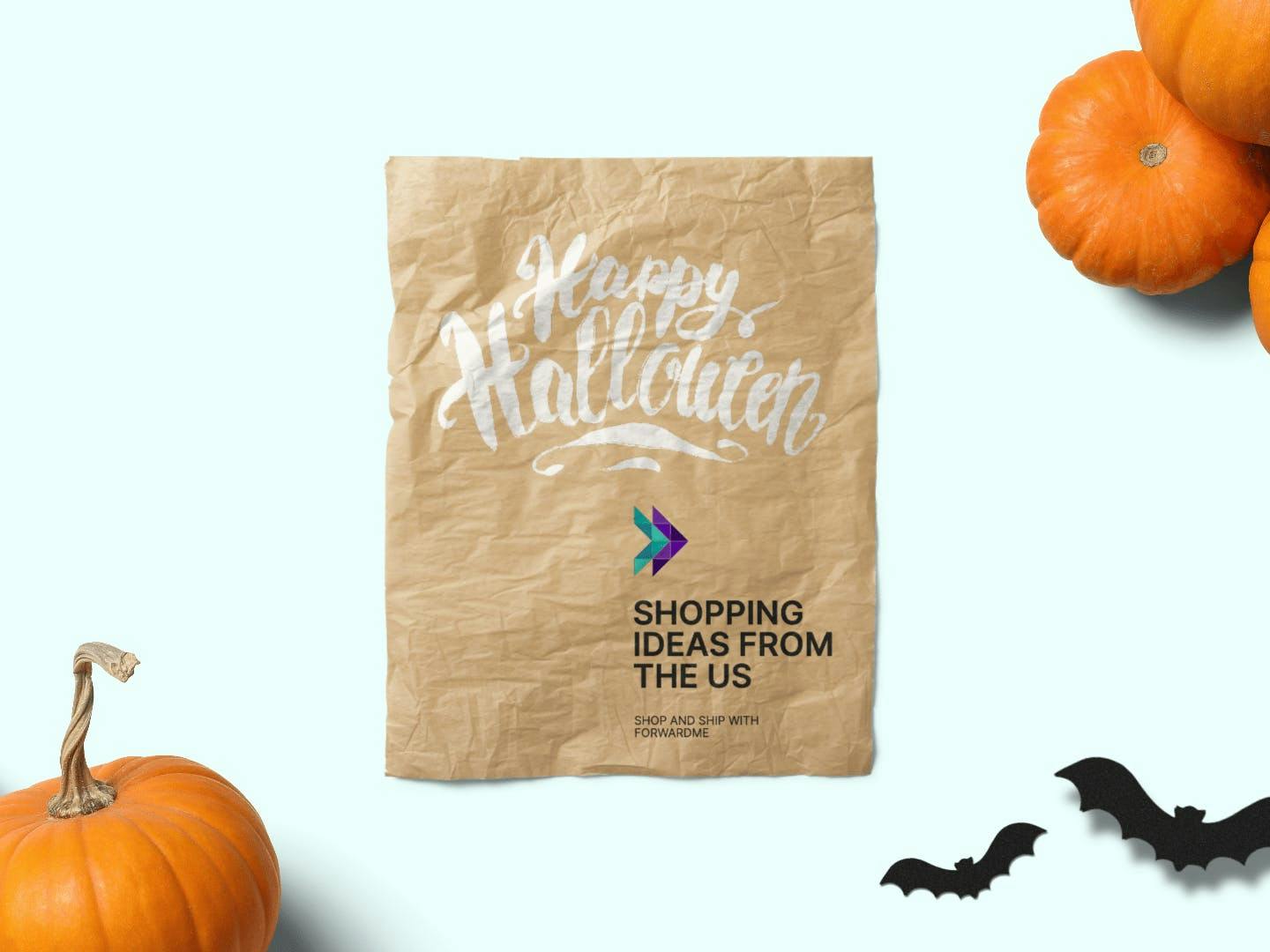 Forwardme ships Halloween items from the US