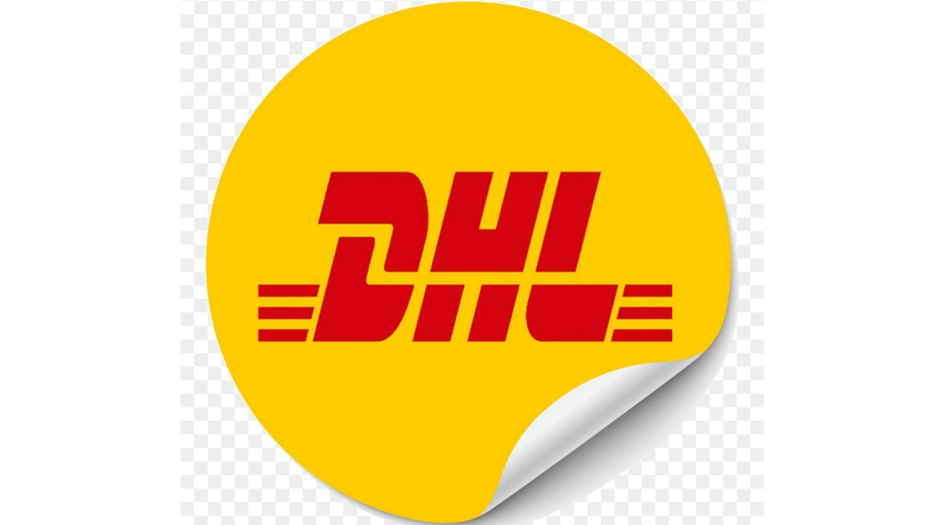 DHL logo.