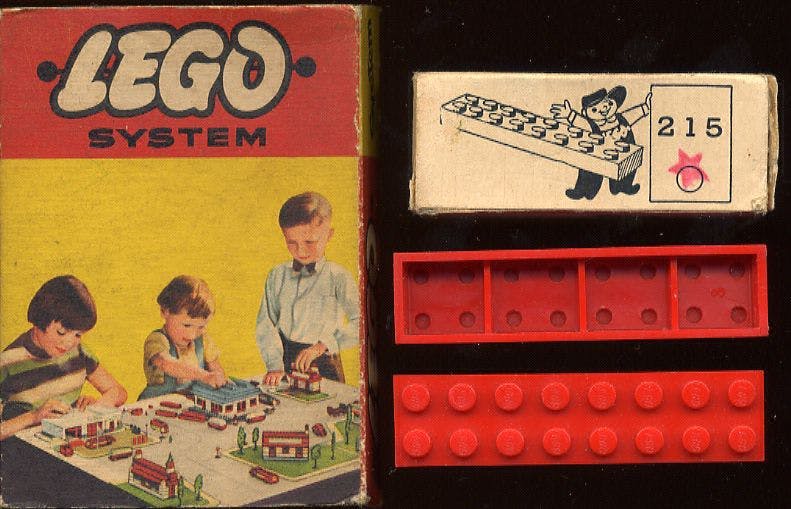 One of the first box of Lego
