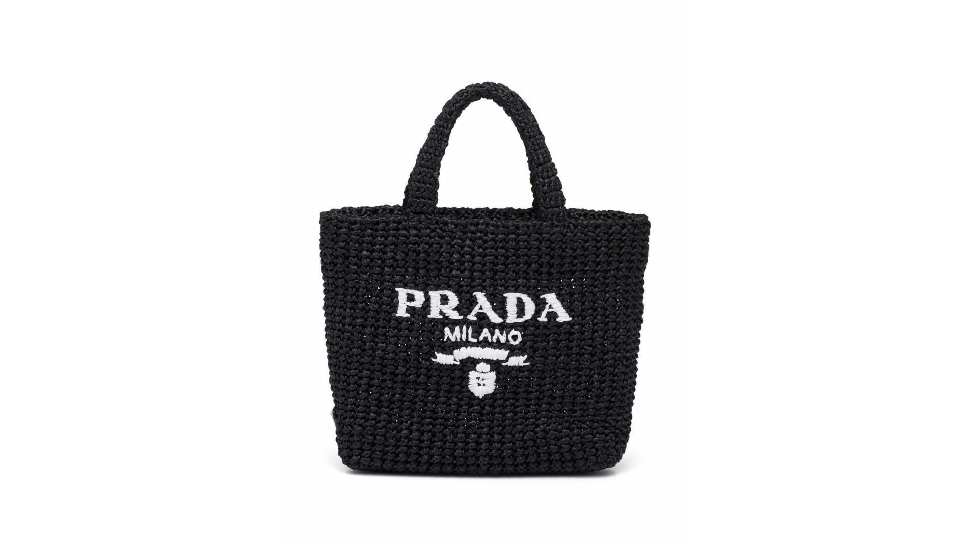 Prada Tote Bag Raffia Tote Bag 