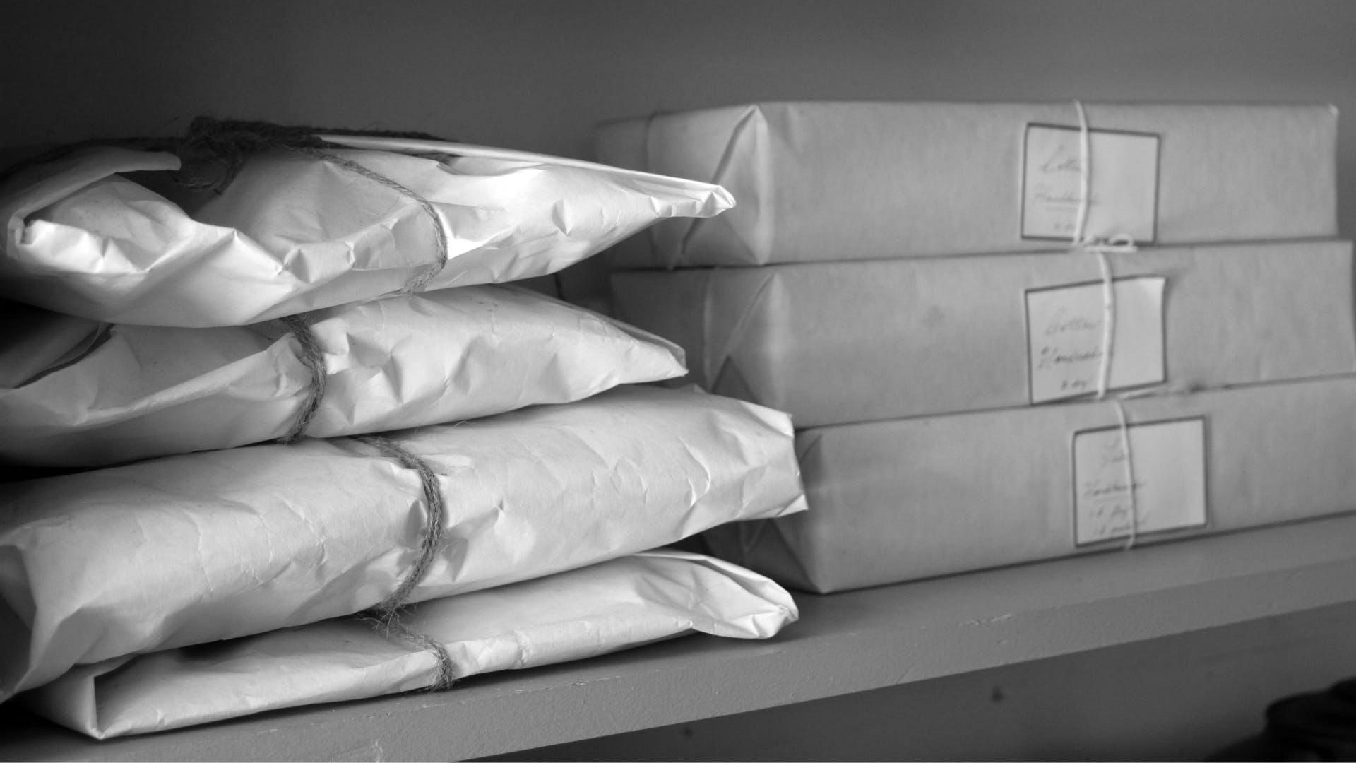 7 package ready to handed over to courier comapny.