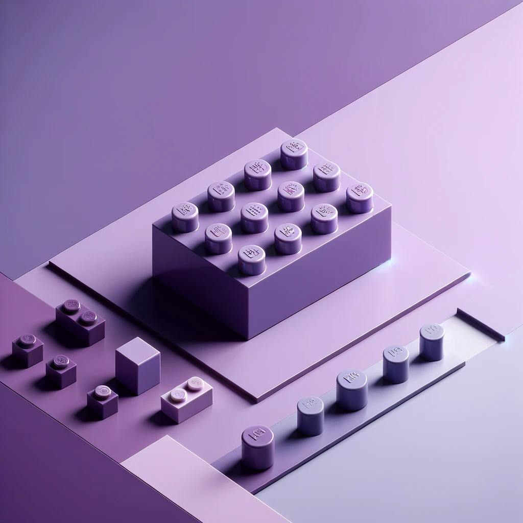 An image of Lego, close up. An image of Lego, close up.
