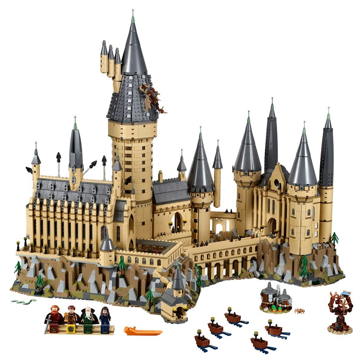 A Harry Potter themed lego set. A Harry Potter themed lego set.