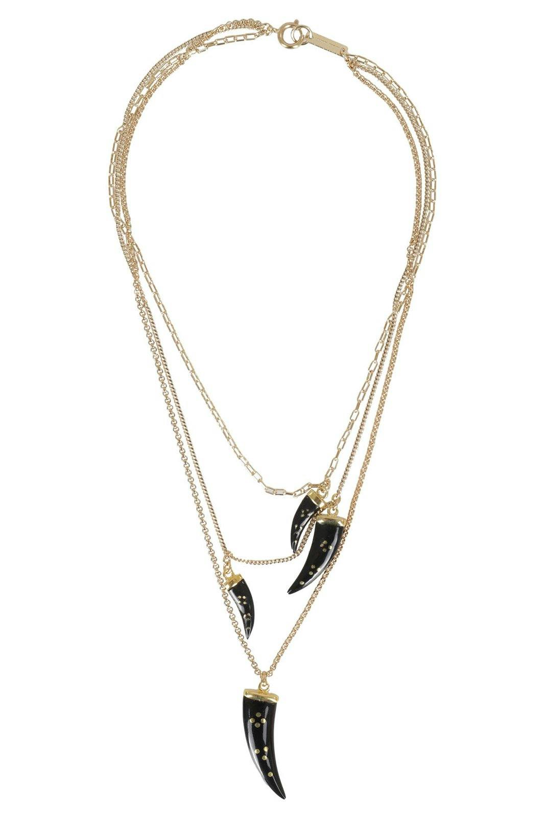 Horn Pendant Necklace