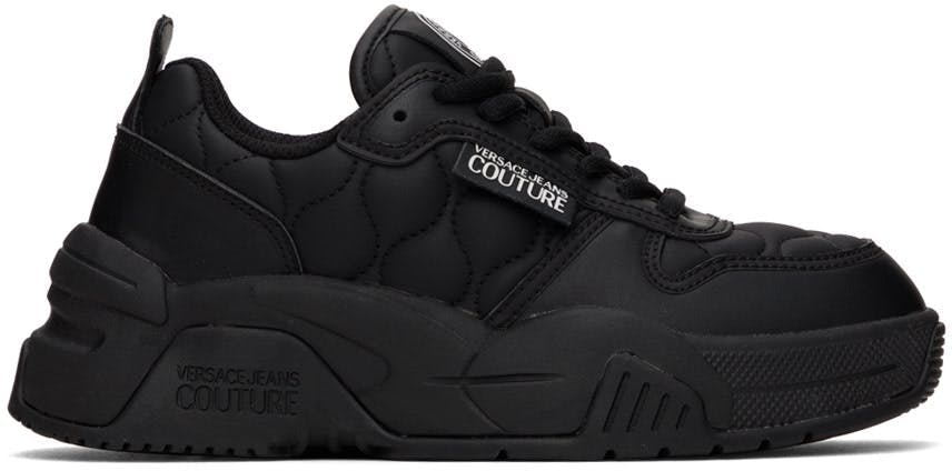 VERSACE JEANS COUTURE - Black Stargaze Sneakers