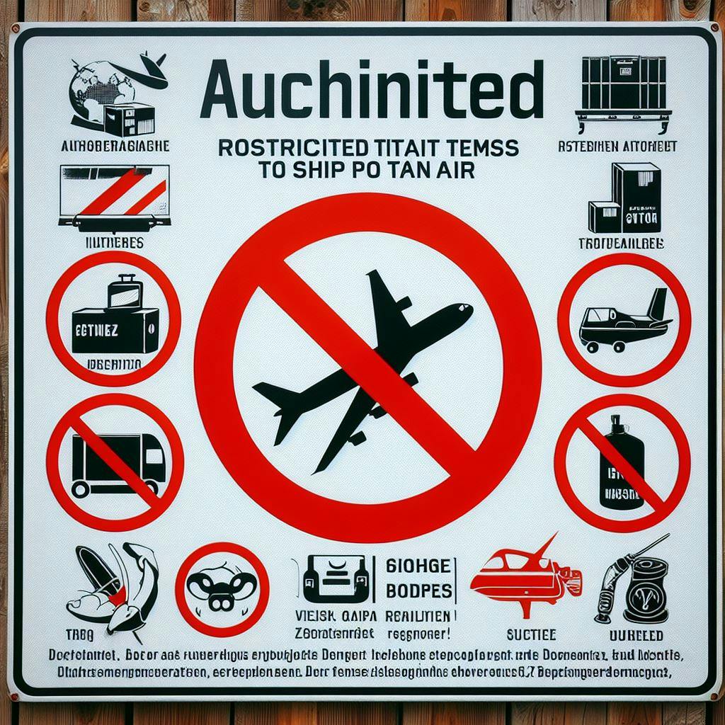 A signboard on German to state prohibited, and restricted items. A signboard on German to state prohibited, and restricted items.