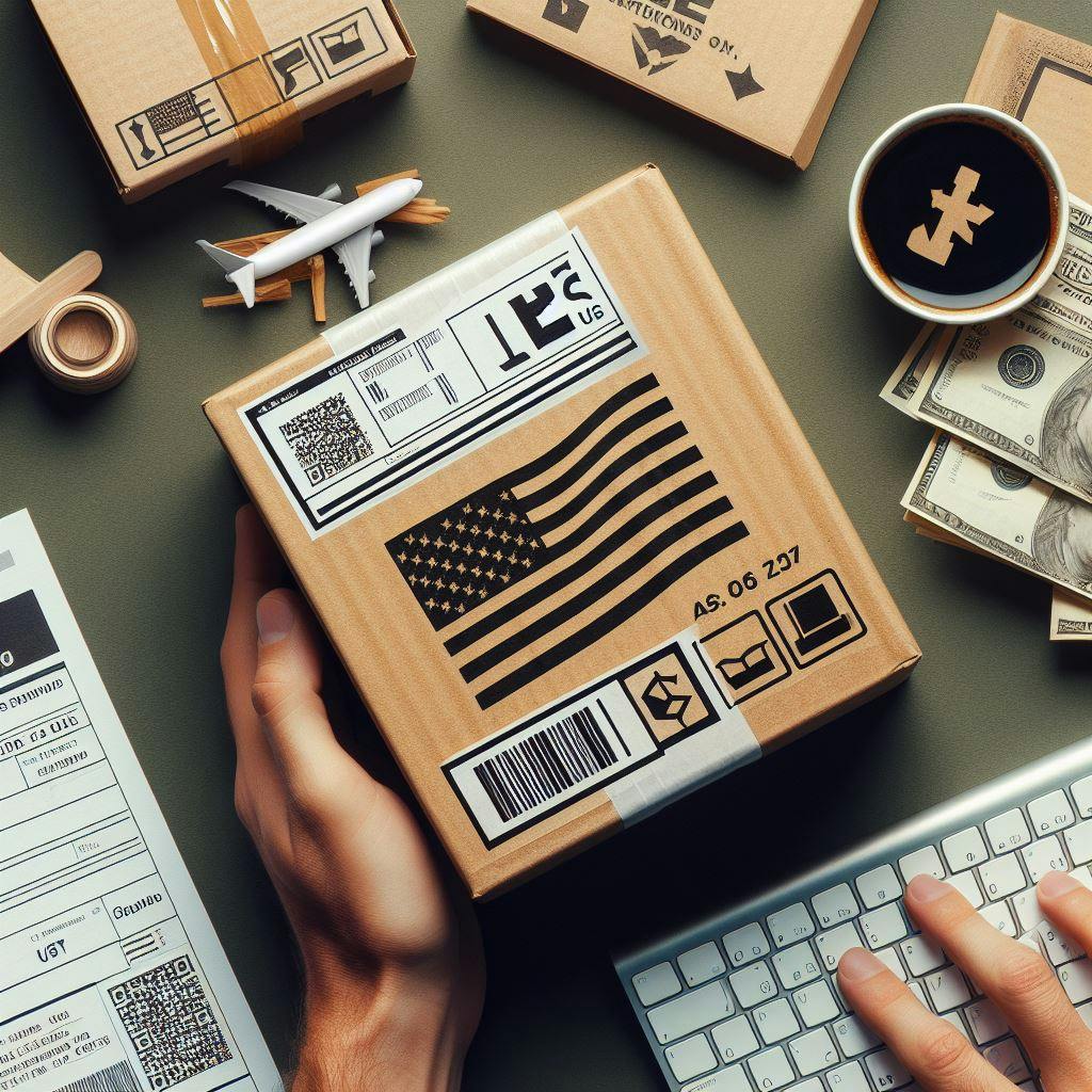 A package being prepared to be shipped by Forwardme. A package being prepared to be shipped by Forwardme.