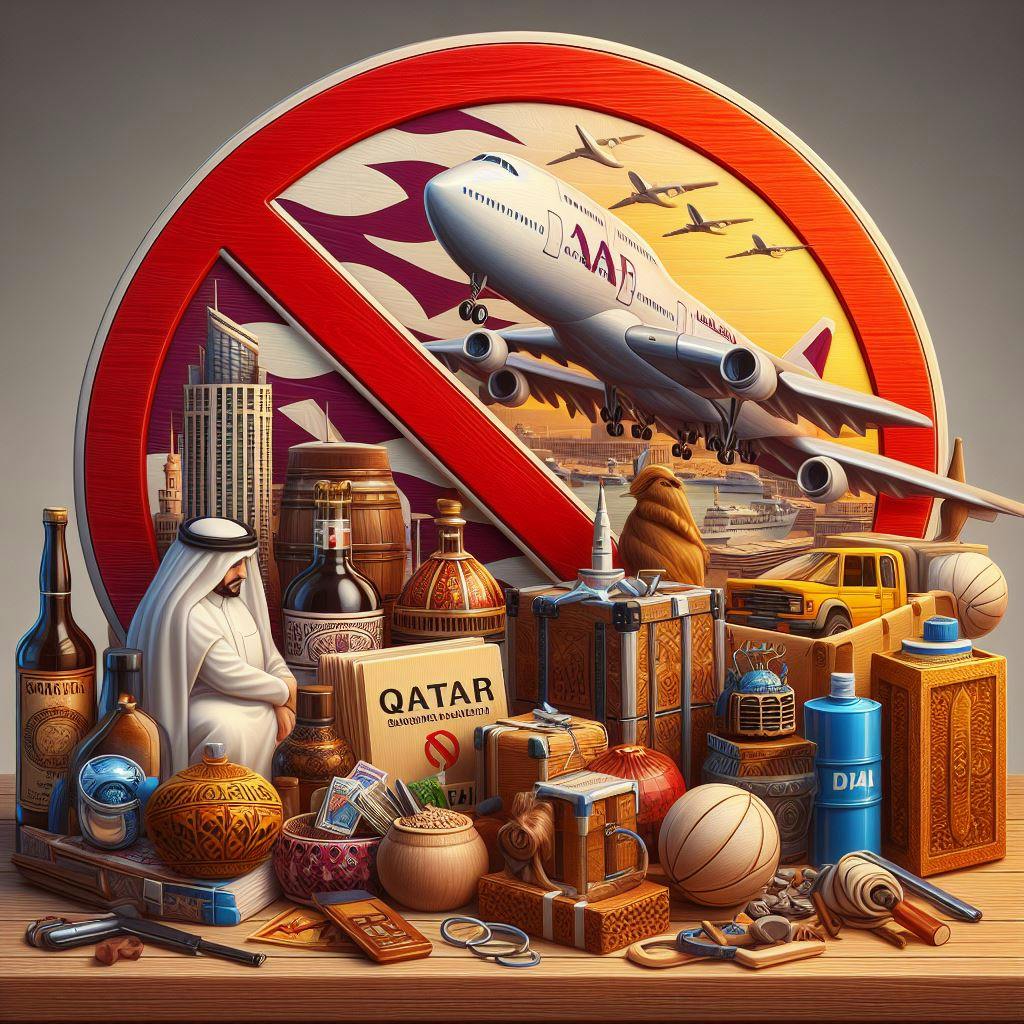 Prohibited and restricted items to be shipped to Qatar. Prohibited and restricted items to be shipped to Qatar.