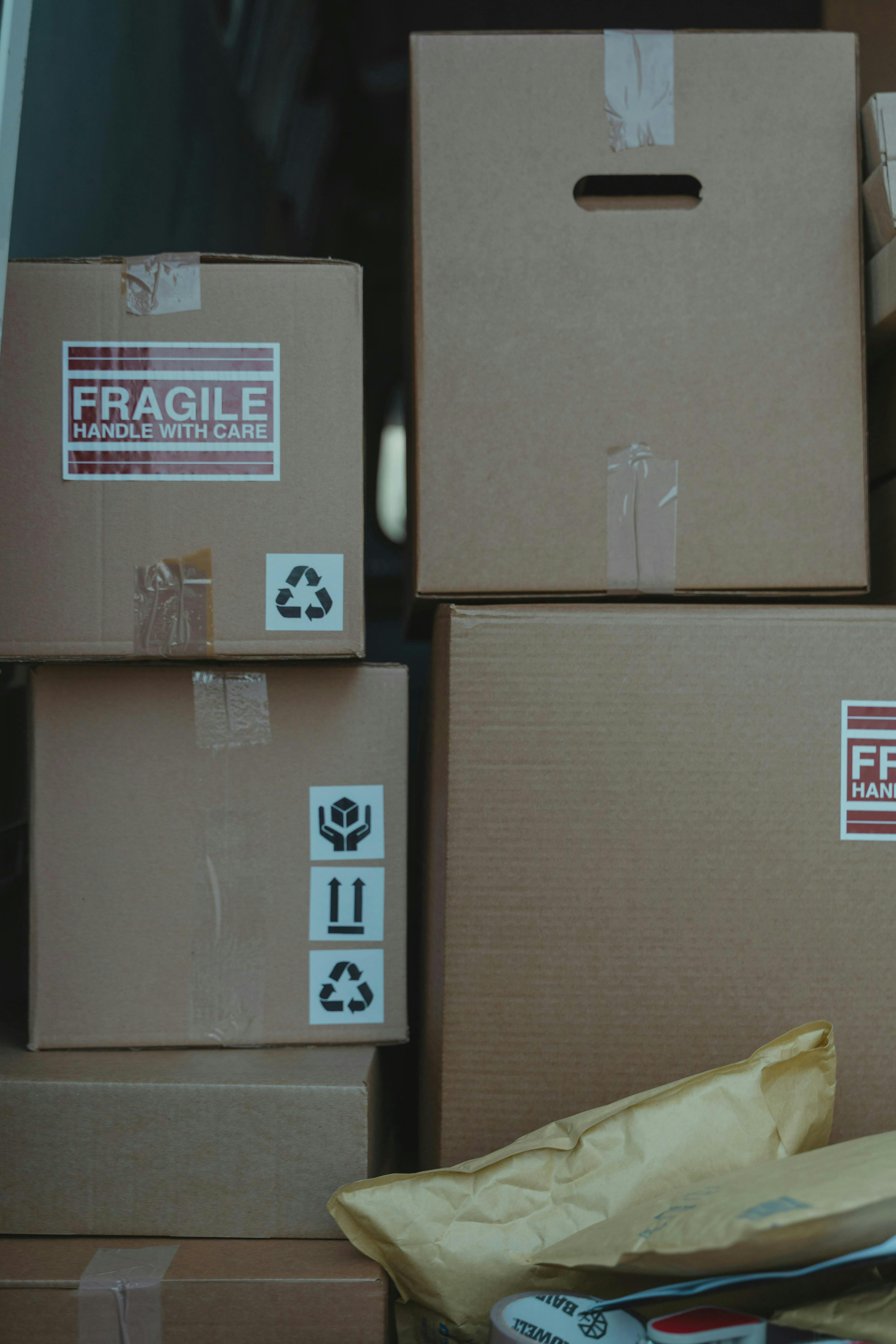 A couple of internationally shipped package. A couple of internationally shipped package.