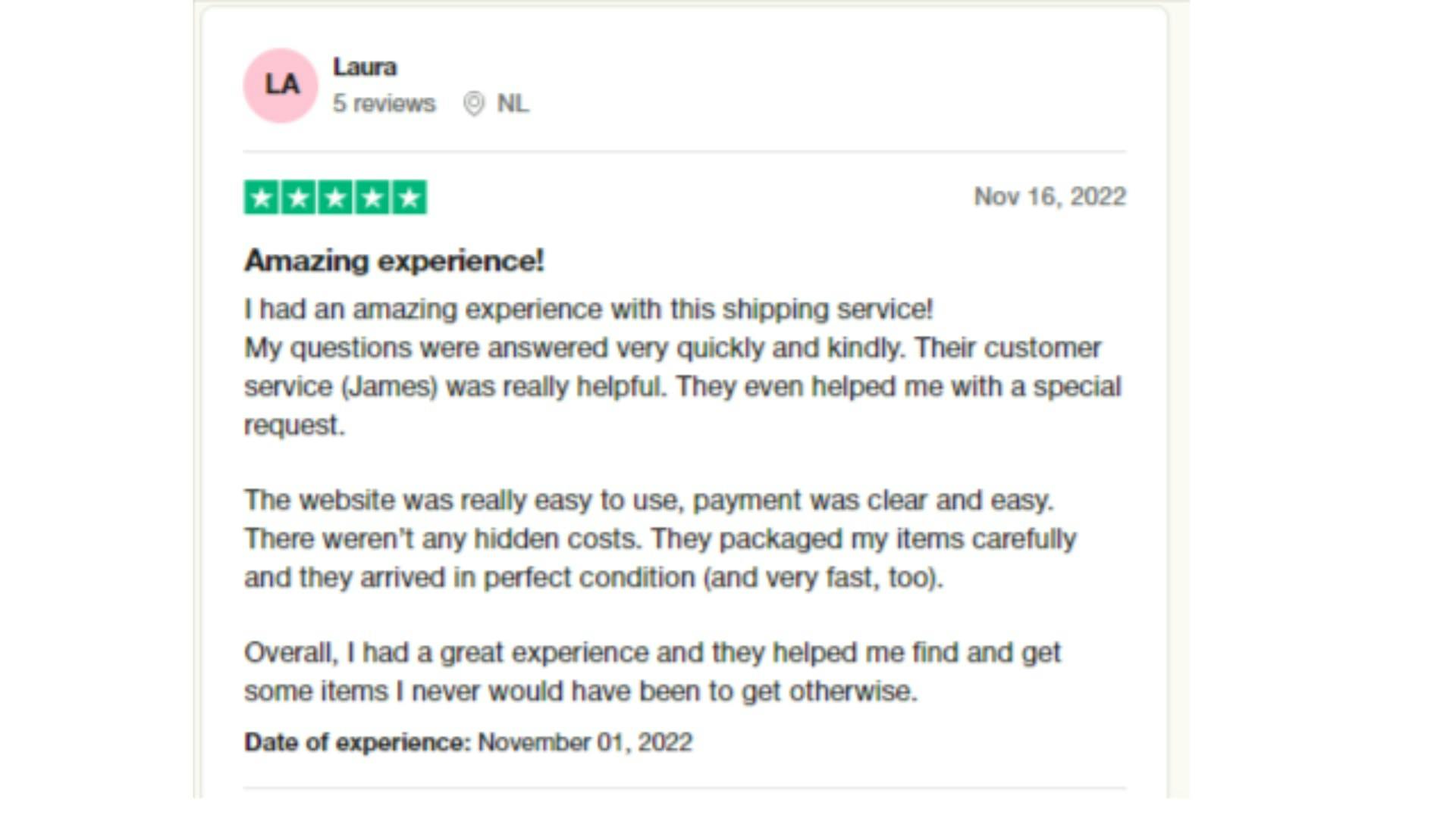 A review of Forwardme from a good customer. 
