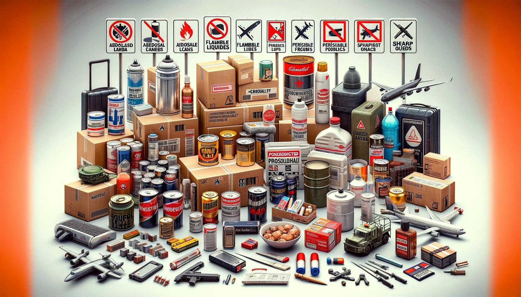  a collection of prohibited and restricted items that cannot be shipped internationally to Poland