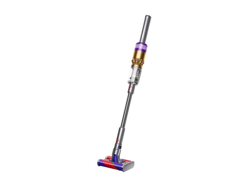 dyson cleaner ultra cordless multisurface dyson, in the style of cosmic jester, low-angle, dark gold and purple, chinapunk, retrocore, candid, mosscore 