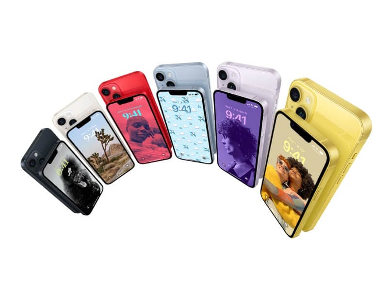 6 different colors iPhone 15