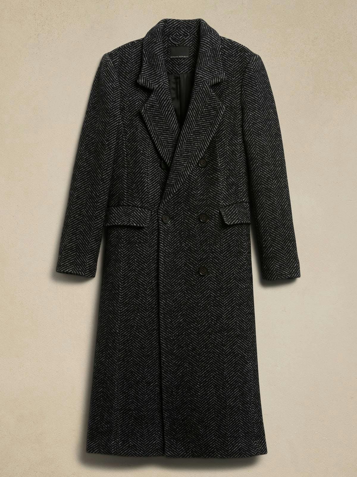 CORTAZAR HERRINGBONE COAT