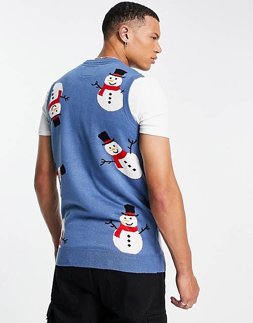 Threadbare Tall snowman Christmas sweater