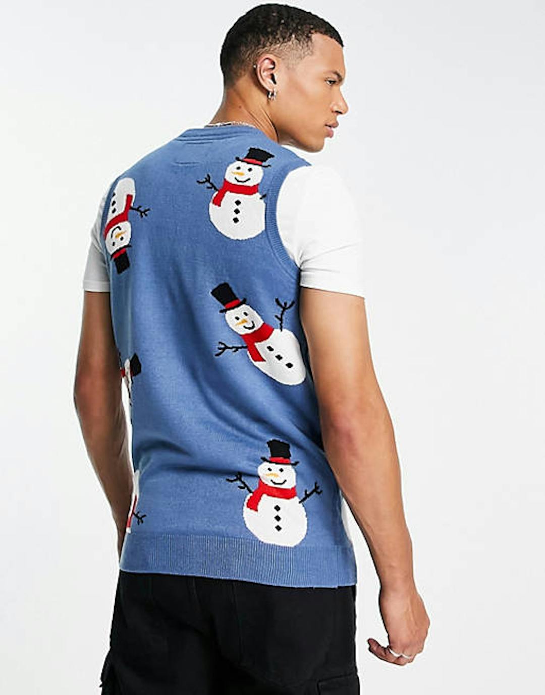Threadbare Tall snowman Christmas sweater