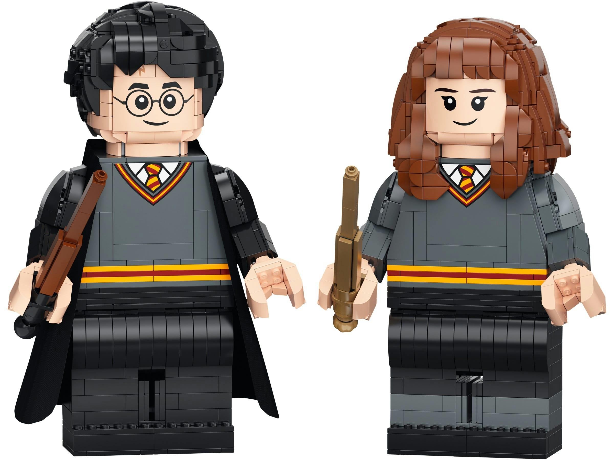 Lego models of Harry Potter and Hermonie