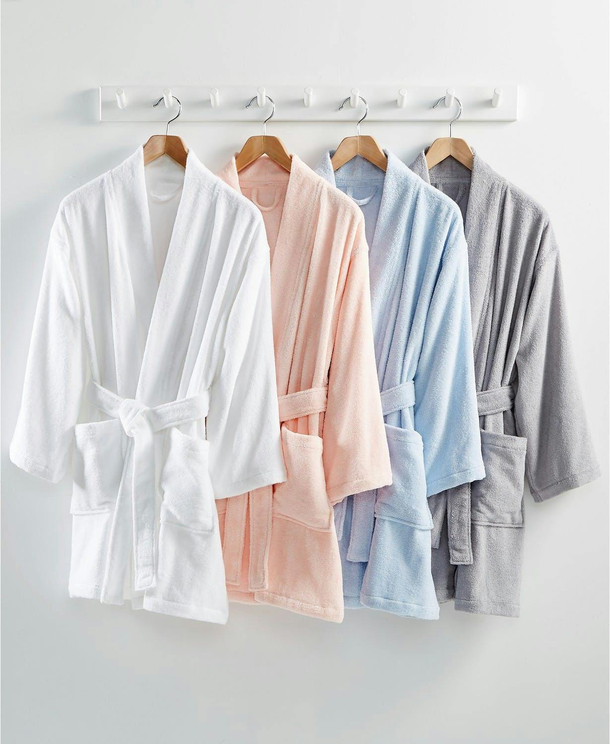 Martha Stewart Collection - Cotton Terry Bath Robe, Created for Macy's
