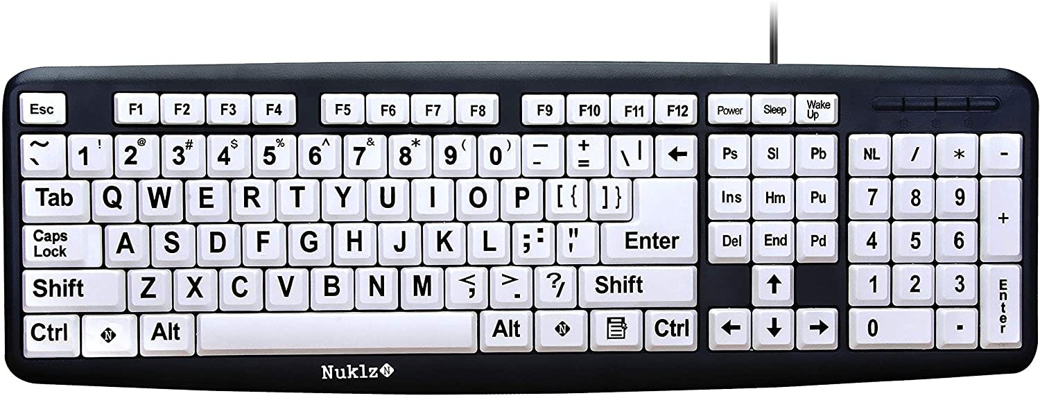 Nuklz N Large-Print Keyboard