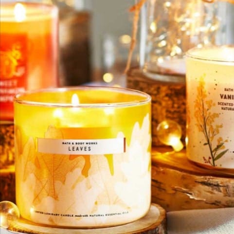 shop candles from Bath & Body Works