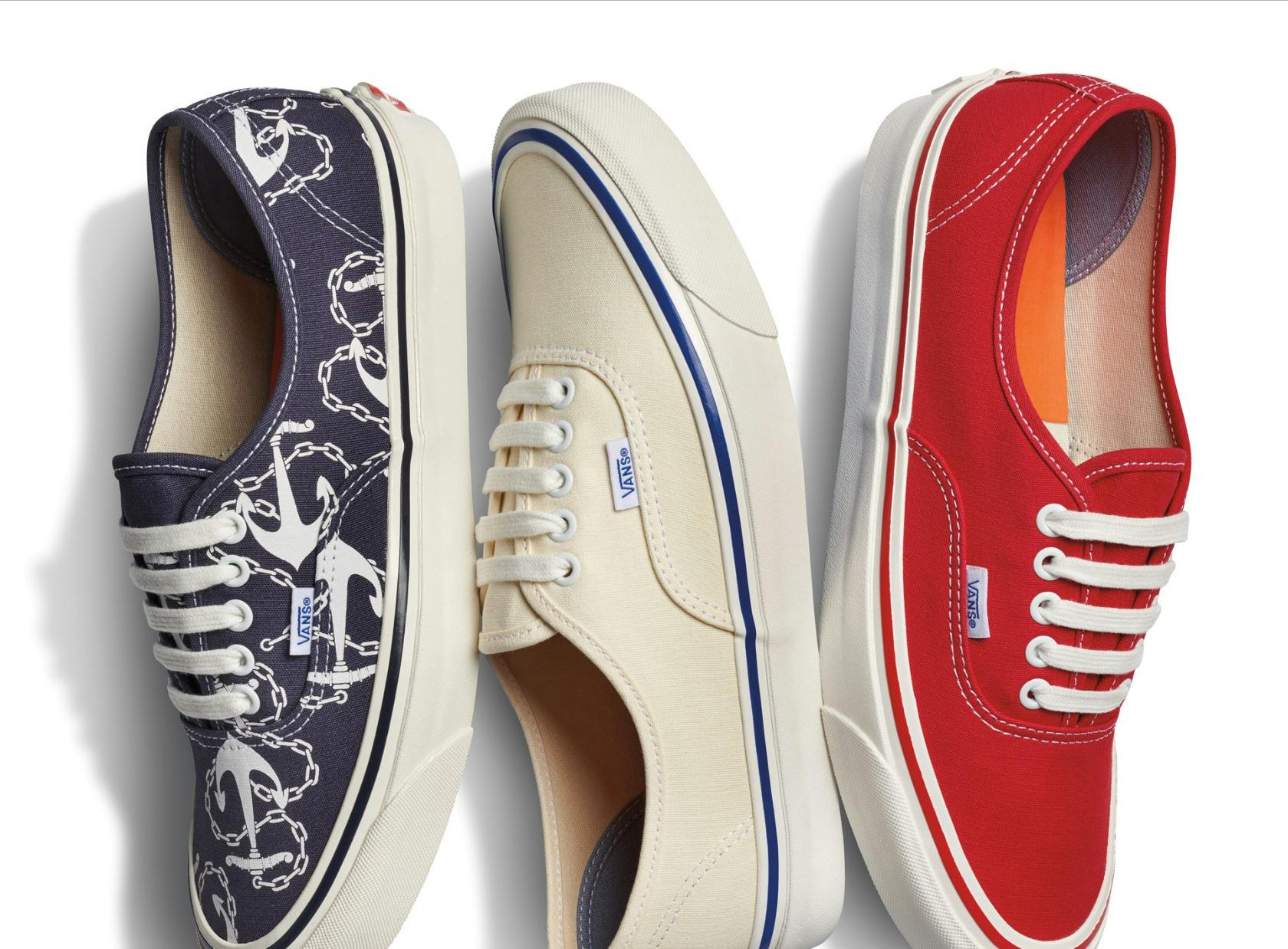 Vans Authentic 44 Deck DX in three OG colorways shoes