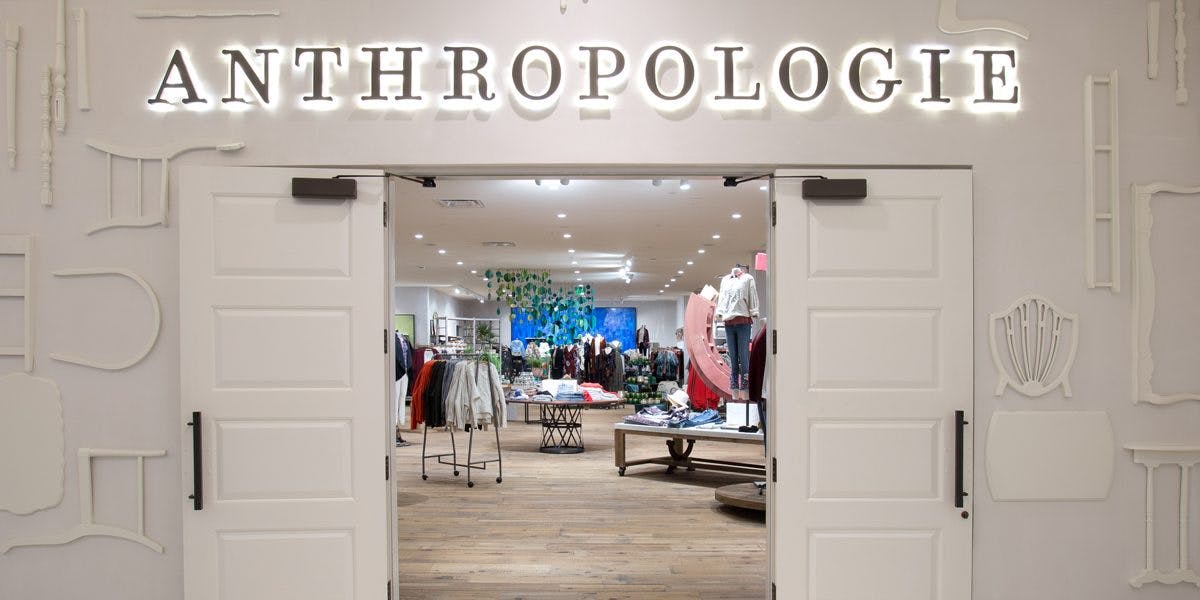Anthropologie shop from the US