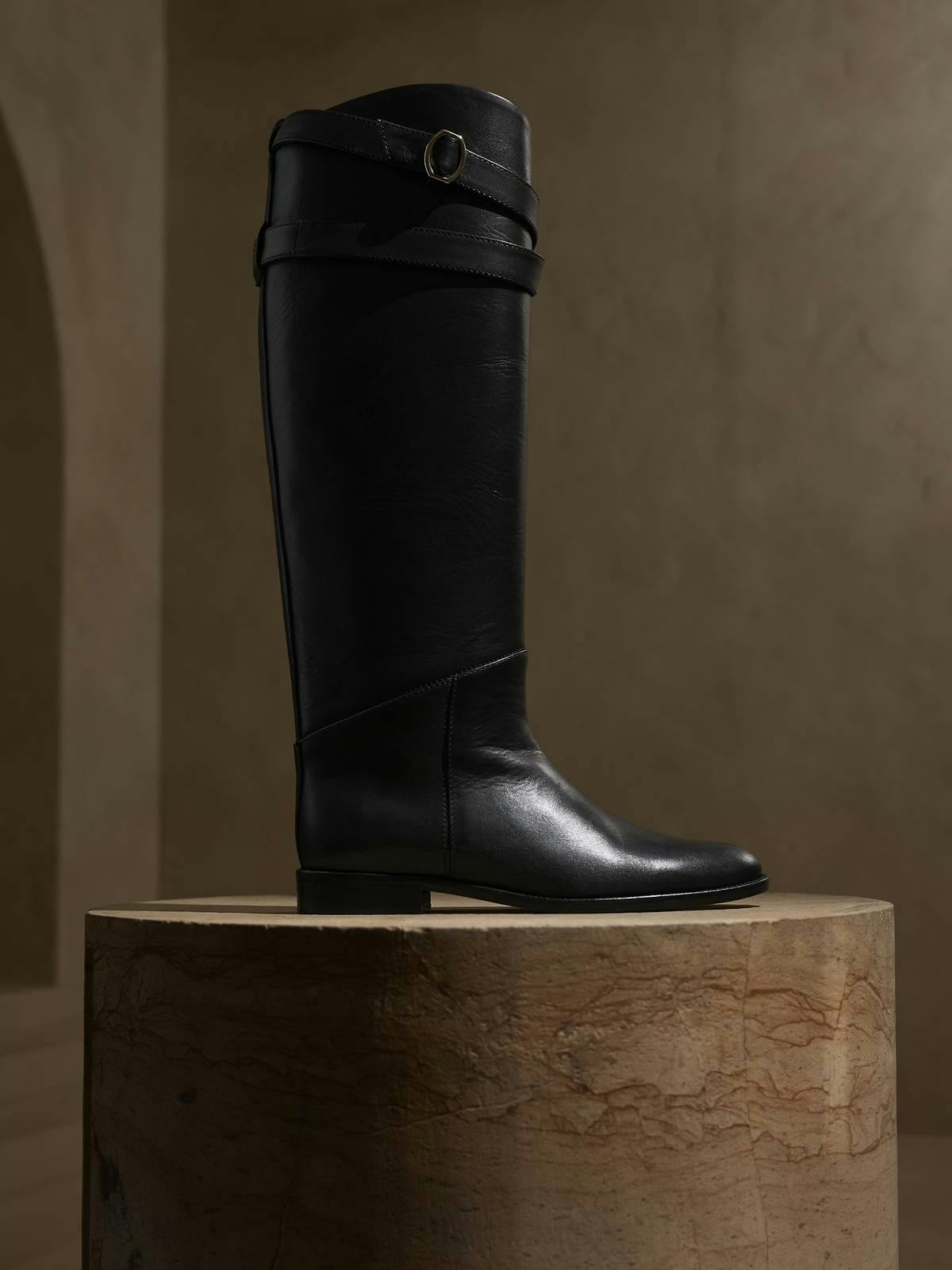 Buy CHEVAL LEATHER RIDING BOOT from Banana Republic